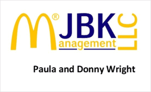 JBK Management LLC Paula and Donny Wright